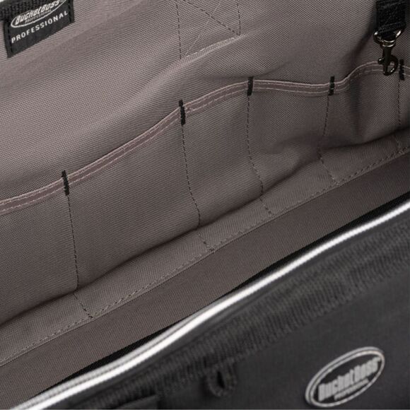 Original Bucket Boss Brand Extreme Big Daddy Tool Bag, Gray & Black, NWT - Picture 4 of 16